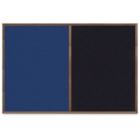 United Visual Products Slim Style Indoor Enclosed Corkboard, 24 UV502SCH-GOLD-APRICOT